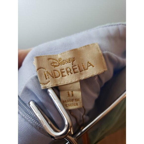 Disney Cinderella Junior 11 Semi Formal Turquoise Bling Waist Strapless NWT FLAW - Picture 7 of 8